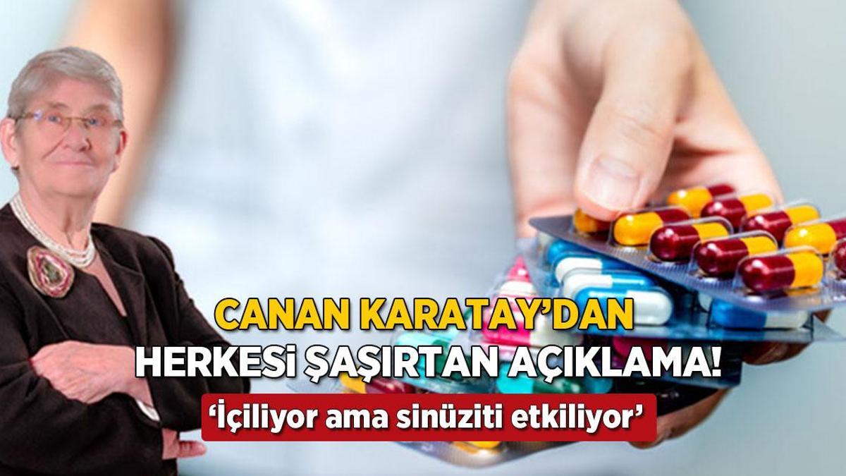 Canan Karatay ‘Sinüziti tetikliyor’ deyip uyardı! Çaresi antibiyotik değil, tuzlu suymuş