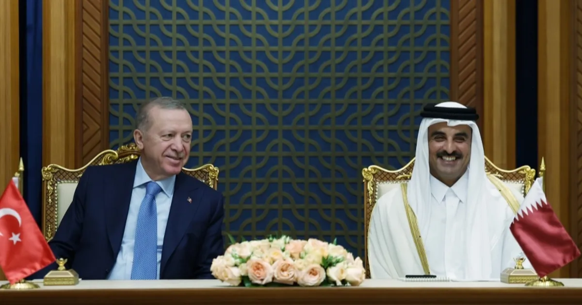 Cumhurbaşkanı Erdoğan Katar’da